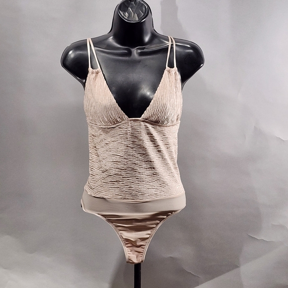 Urban Outfitters Tops - OUT FROM UNDER Cream Textured Bodysuit, size medium